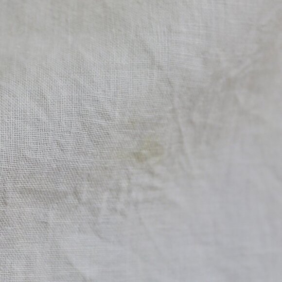 CHRISTOPHER CALVIN Women's White 100% Linen Relaxed Button-Up Shirt Size Medium - Picture 5 of 6